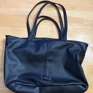 London Fog Black Tote Bag